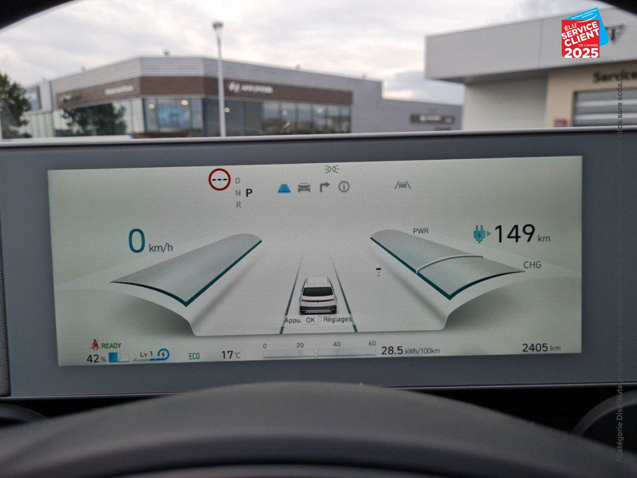 Véhicule d'occasion HYUNDAI IONIQ 5 58 KWH - 170CH CREATIVE GPS CAMERA chez Renault Saint-Louis
