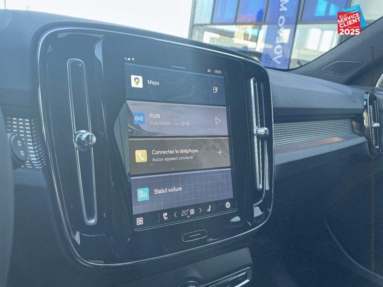 Véhicule d'occasion VOLVO XC40 RECHARGE TWIN AWD 408CH PLUS EDT chez Renault Colmar