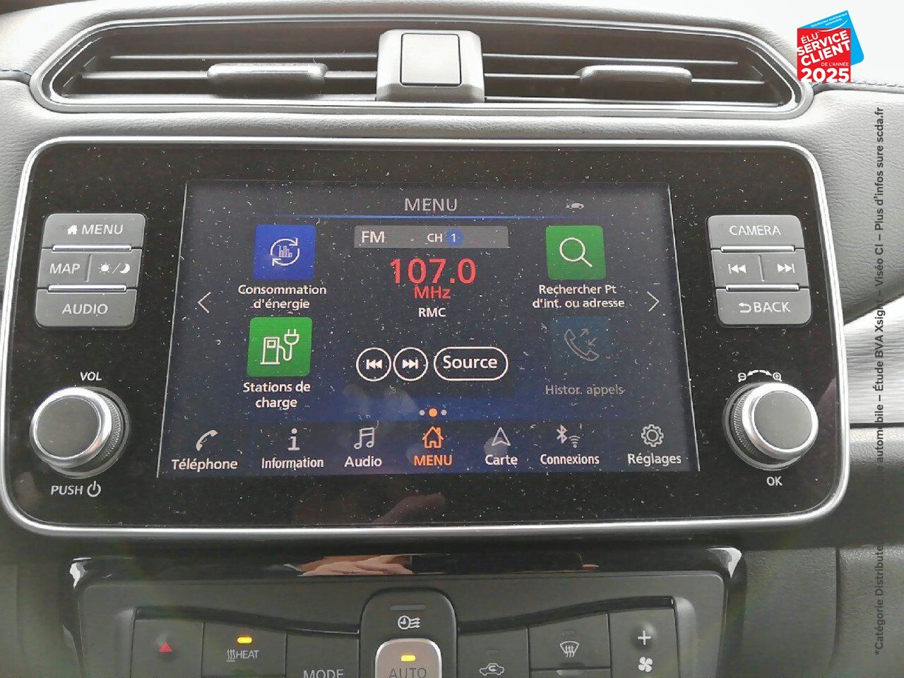 Véhicule d'occasion NISSAN LEAF 150CH 40KWH BUSINESS + chez Renault Saint-Louis