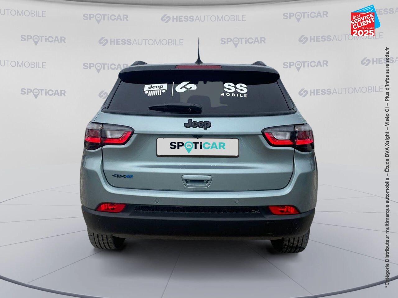 Véhicule d'occasion JEEP COMPASS 1.3 PHEV T4 240CH UPLAND 4XE AT6 EAWD chez Opel Saint-Dizier