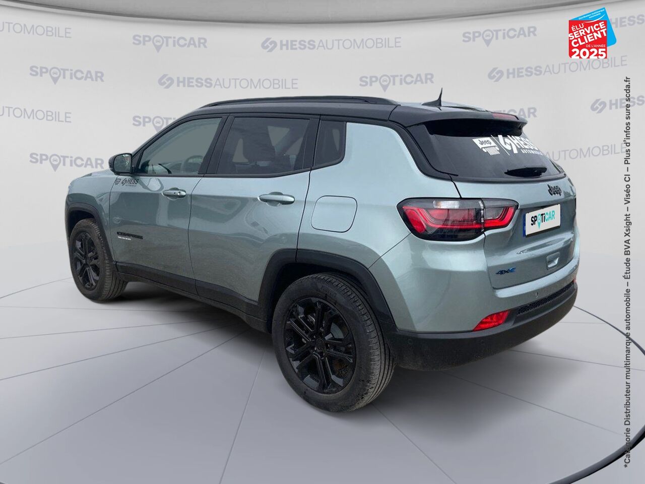 Véhicule d'occasion JEEP COMPASS 1.3 PHEV T4 240CH UPLAND 4XE AT6 EAWD chez Opel Saint-Dizier