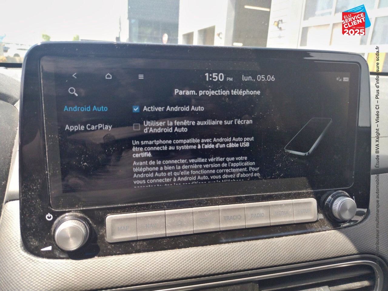 Véhicule d'occasion HYUNDAI KONA ELECTRIC 39KWH - 136CH CREATIVE chez Hyundai Reims
