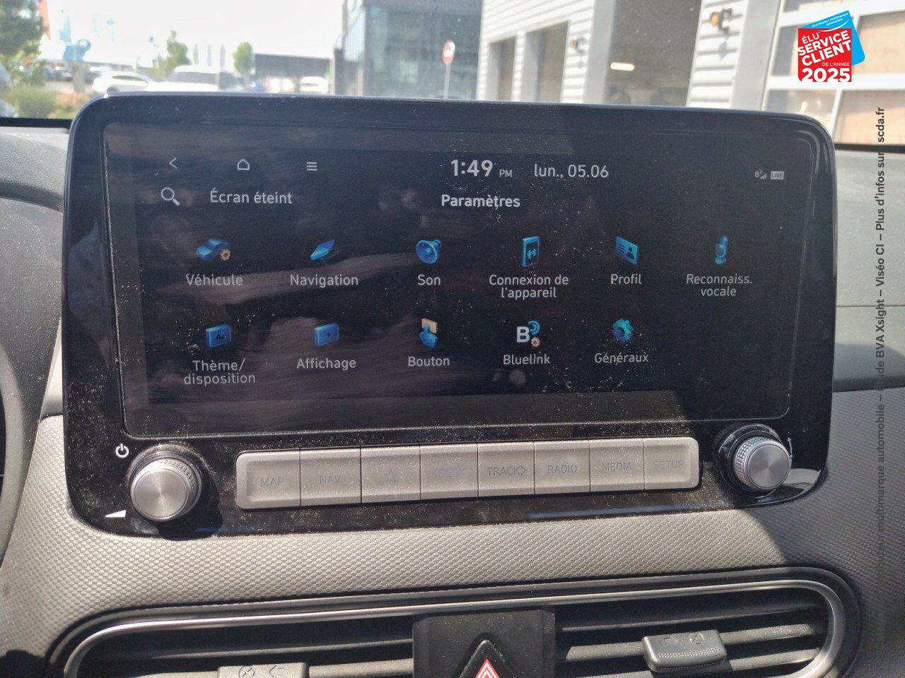 Véhicule d'occasion HYUNDAI KONA ELECTRIC 39KWH - 136CH CREATIVE chez Hyundai Reims