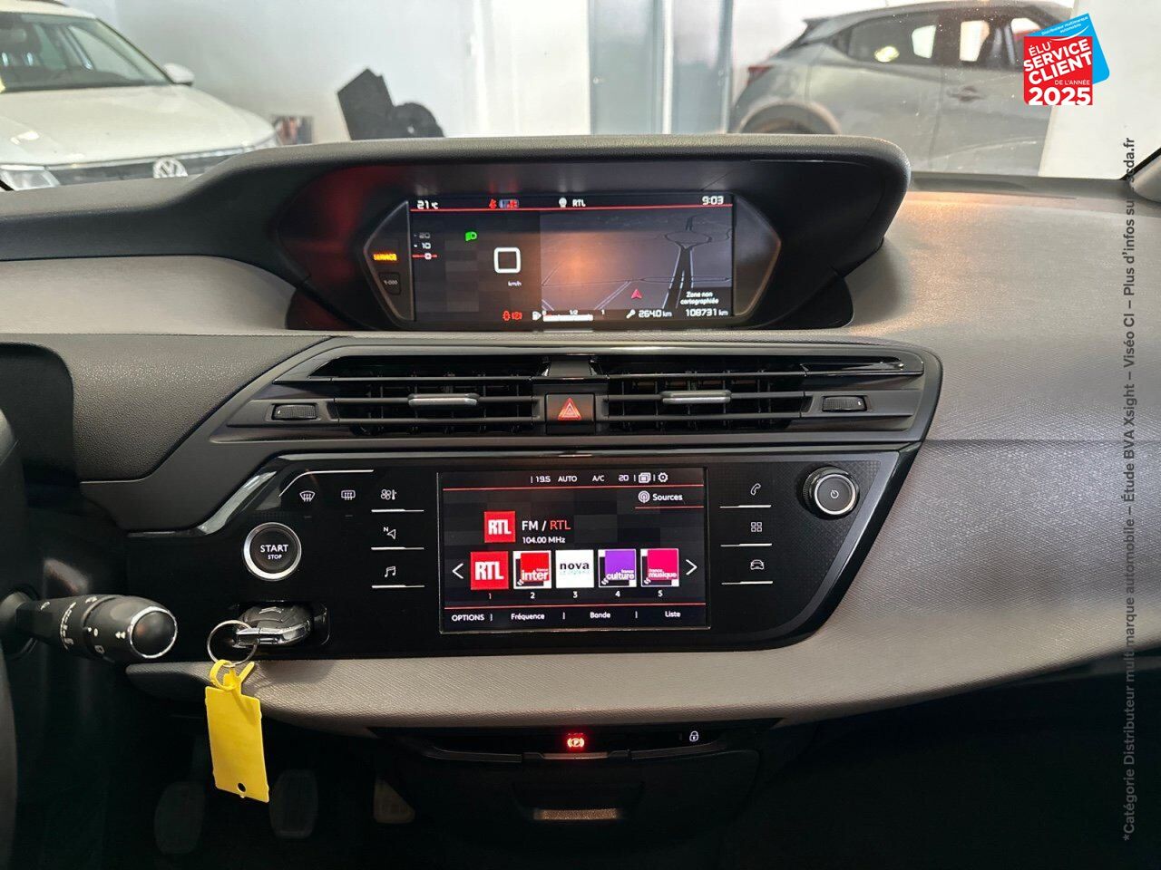 Véhicule d'occasion CITROEN GRAND C4 SPACETOURER PURETECH 130CH SS FEEL E6.D chez Toyota Verdun