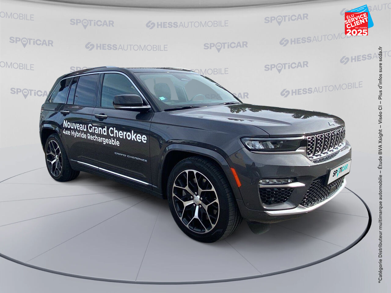 Véhicule d'occasion JEEP GRAND CHEROKEE 2.0 T 380CH 4XE SUMMIT RESERVE QUADRA-TRAC II BVA8 chez Renault Colmar