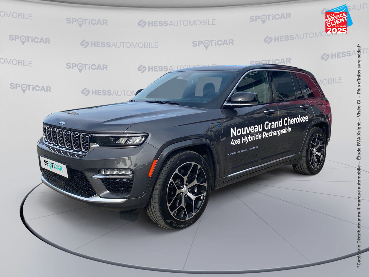 Véhicule d'occasion JEEP GRAND CHEROKEE 2.0 T 380CH 4XE SUMMIT RESERVE QUADRA-TRAC II BVA8 chez Renault Colmar