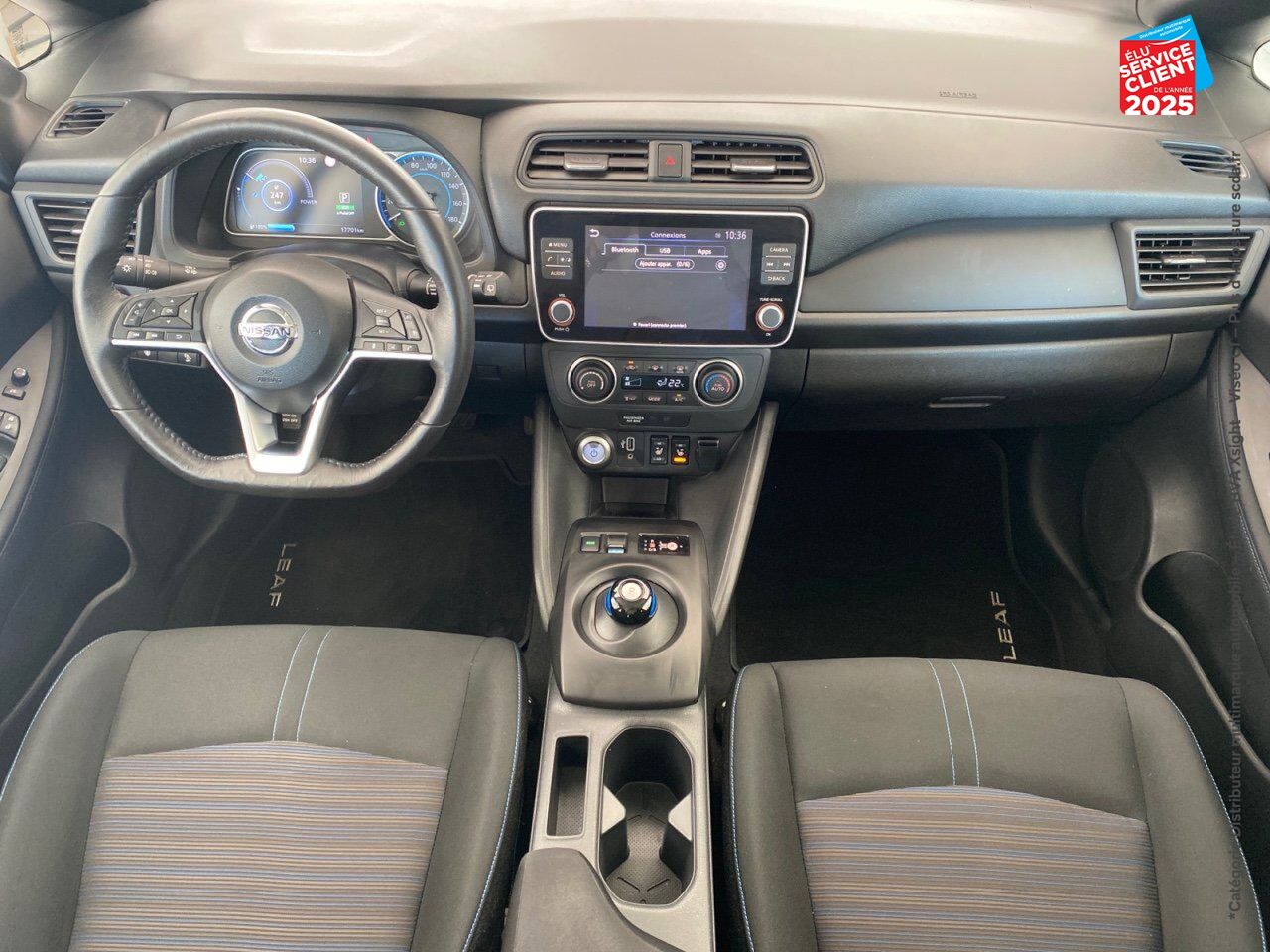 Véhicule d'occasion NISSAN LEAF 150CH 40KWH ACENTA 21.5 chez Hyundai Epernay