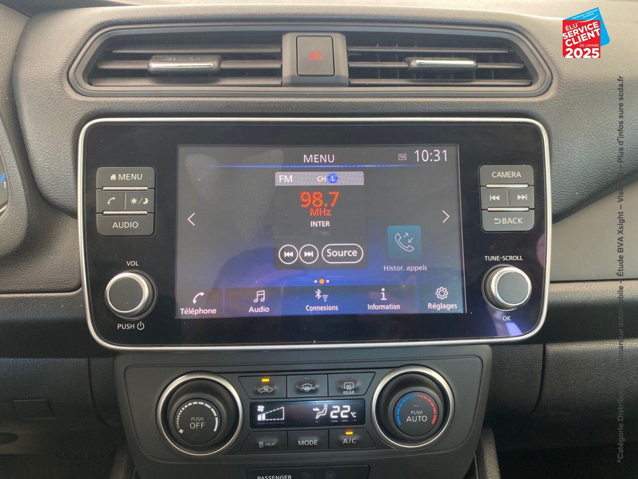 Véhicule d'occasion NISSAN LEAF 150CH 40KWH ACENTA 21.5 chez Hyundai Epernay