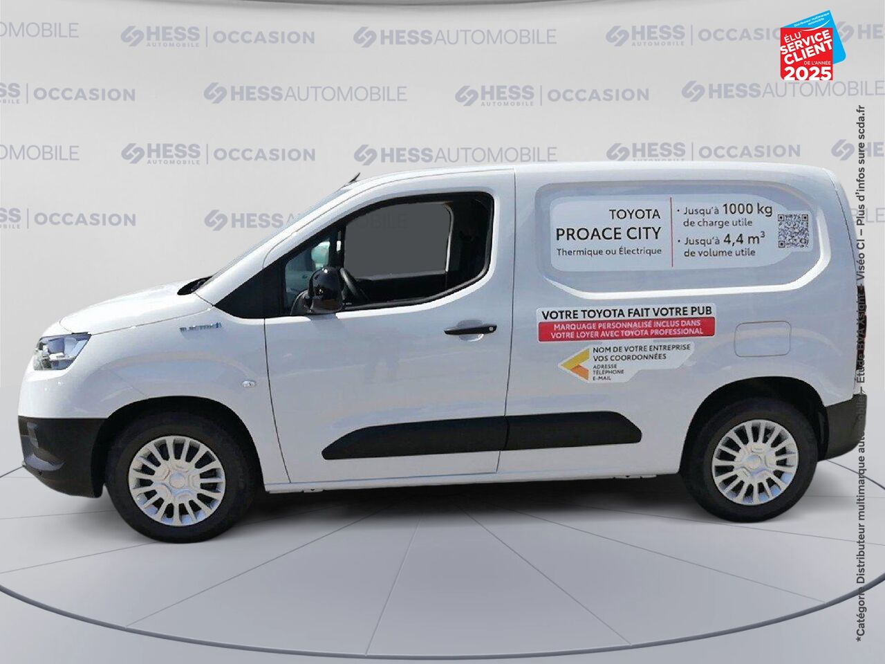 Véhicule d'occasion TOYOTA PROACE CITY ELECTRIC MEDIUM 50 KWH BUSINESS RC23 chez Toyota Bar le Duc