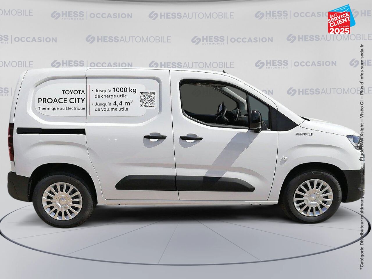 Véhicule d'occasion TOYOTA PROACE CITY ELECTRIC MEDIUM 50 KWH BUSINESS RC23 chez Toyota Bar le Duc