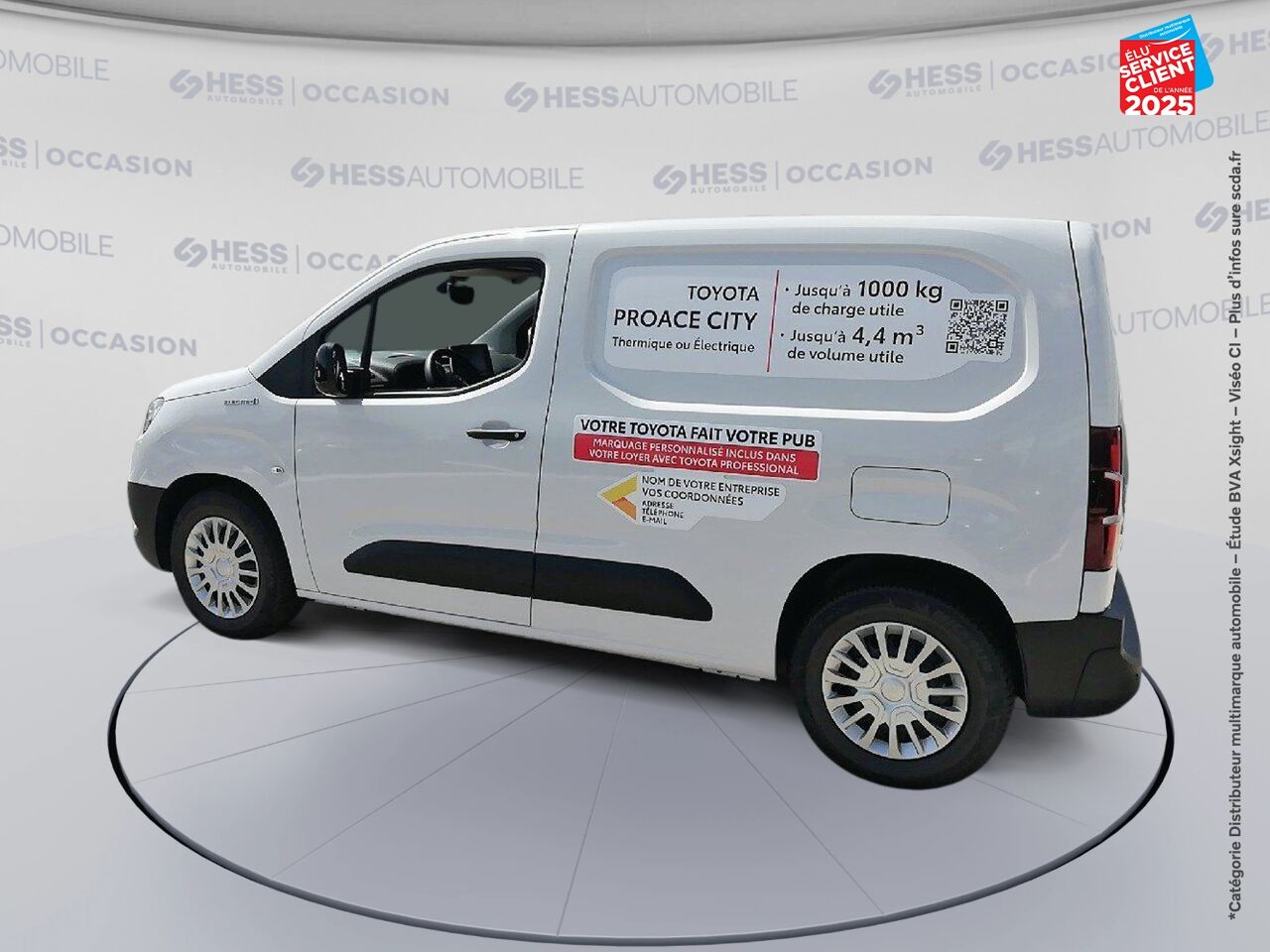 Véhicule d'occasion TOYOTA PROACE CITY ELECTRIC MEDIUM 50 KWH BUSINESS RC23 chez Toyota Bar le Duc