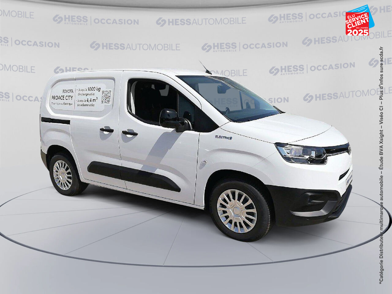 Véhicule d'occasion TOYOTA PROACE CITY ELECTRIC MEDIUM 50 KWH BUSINESS RC23 chez Toyota Bar le Duc
