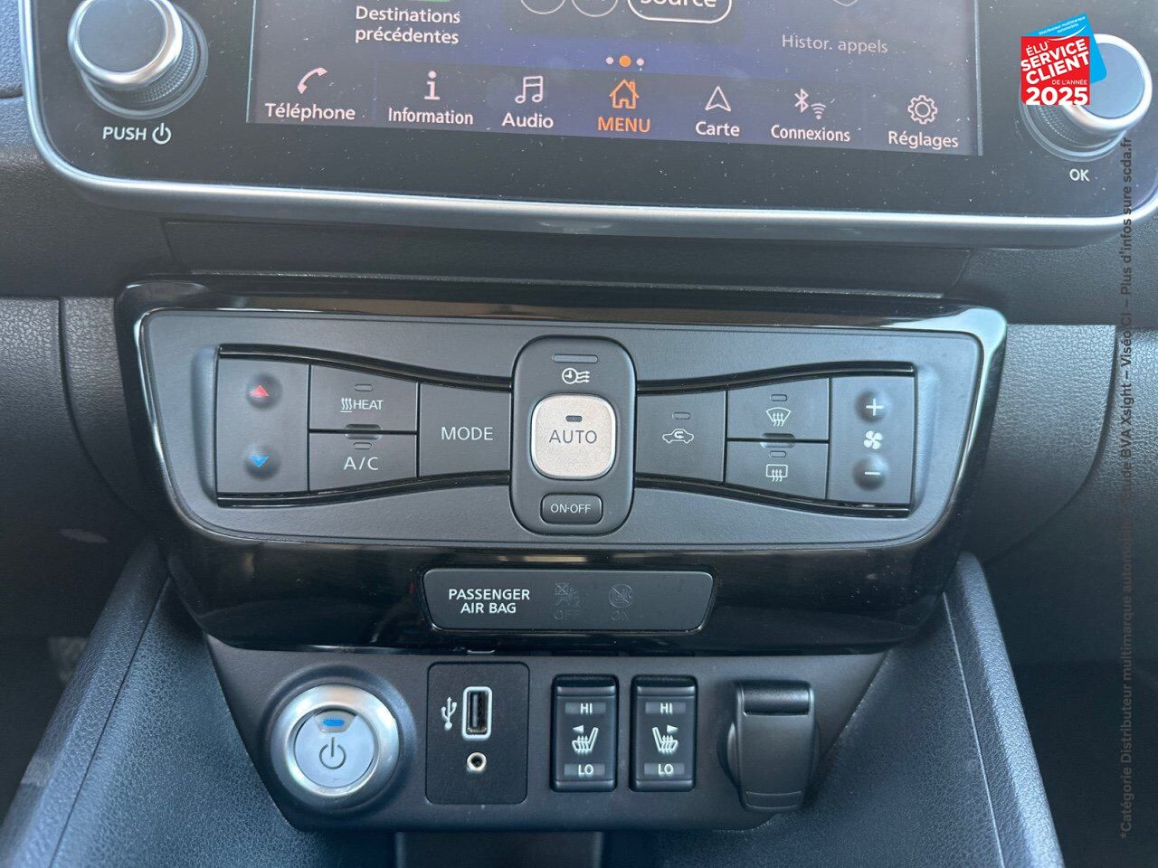 Véhicule d'occasion NISSAN LEAF 150CH 40KWH TEKNA chez Nissan Beaune
