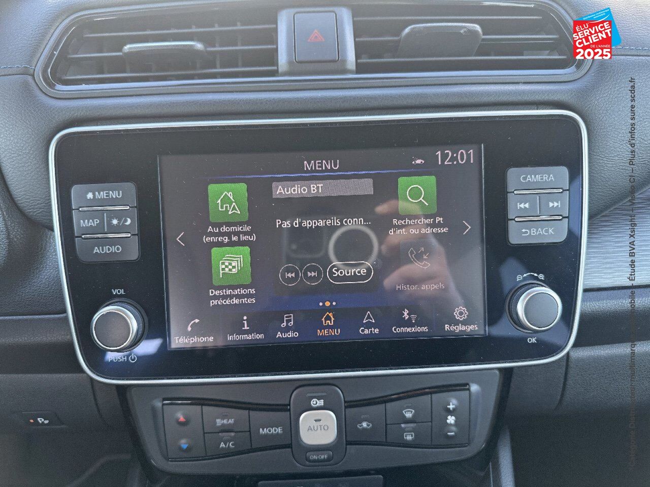 Véhicule d'occasion NISSAN LEAF 150CH 40KWH TEKNA chez Nissan Beaune