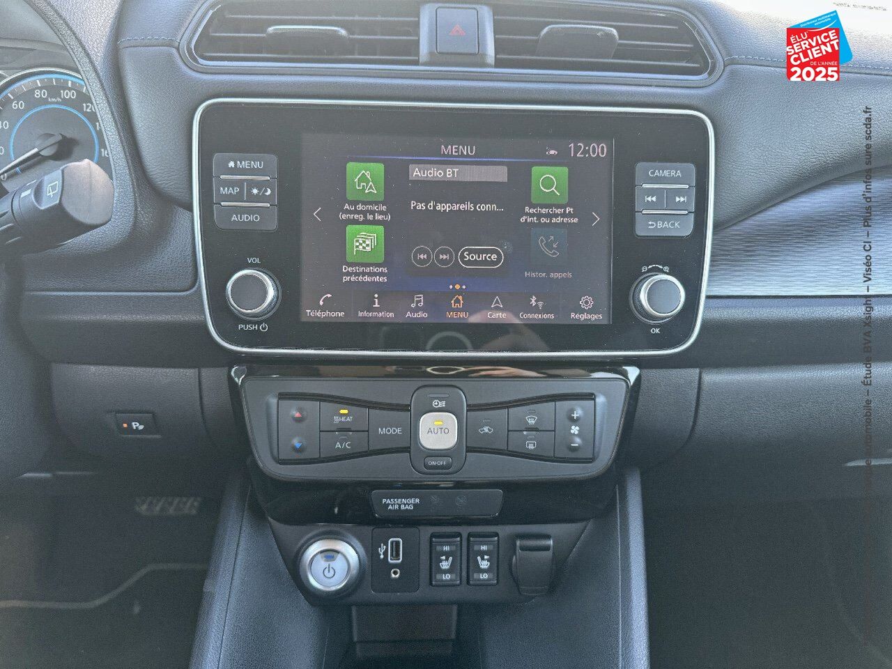 Véhicule d'occasion NISSAN LEAF 150CH 40KWH TEKNA chez Nissan Beaune