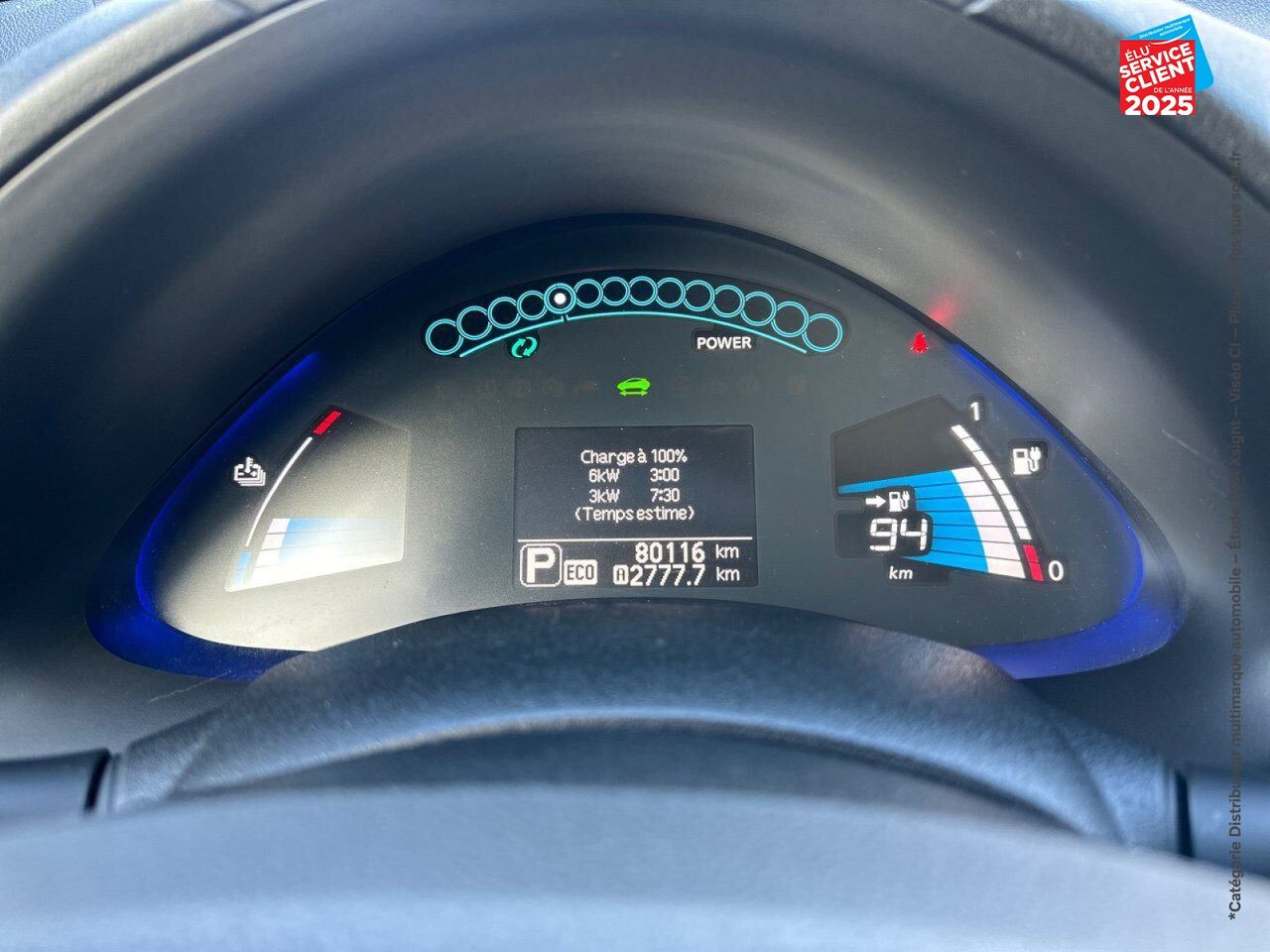Véhicule d'occasion NISSAN LEAF 109CH 30KWH TEKNA MY17 chez Renault Saint-Louis