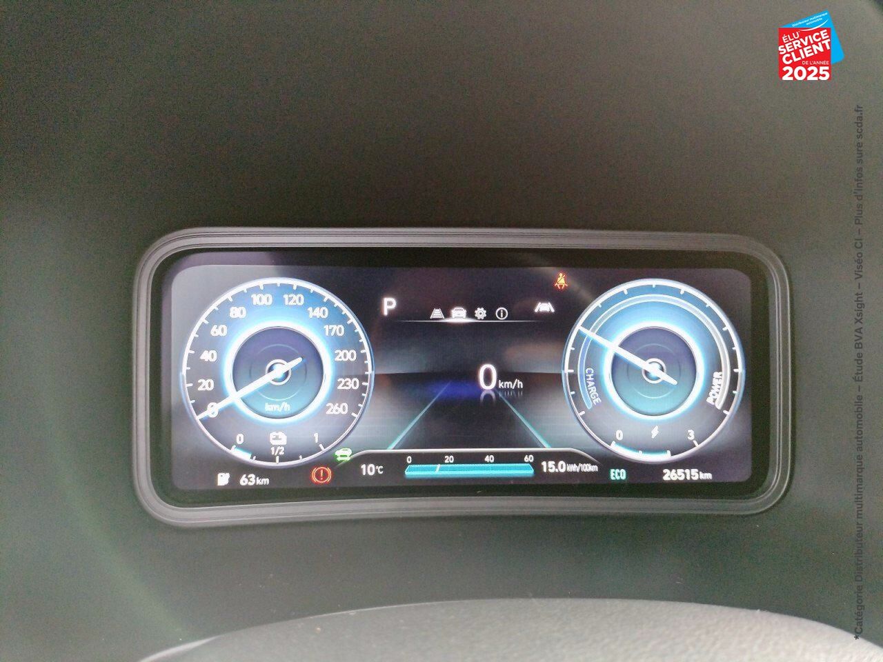 Véhicule d'occasion HYUNDAI KONA ELECTRIC 39 KWH - 136 CH INTUITIVE CARPLAY CAMERA chez Hyundai Mulhouse