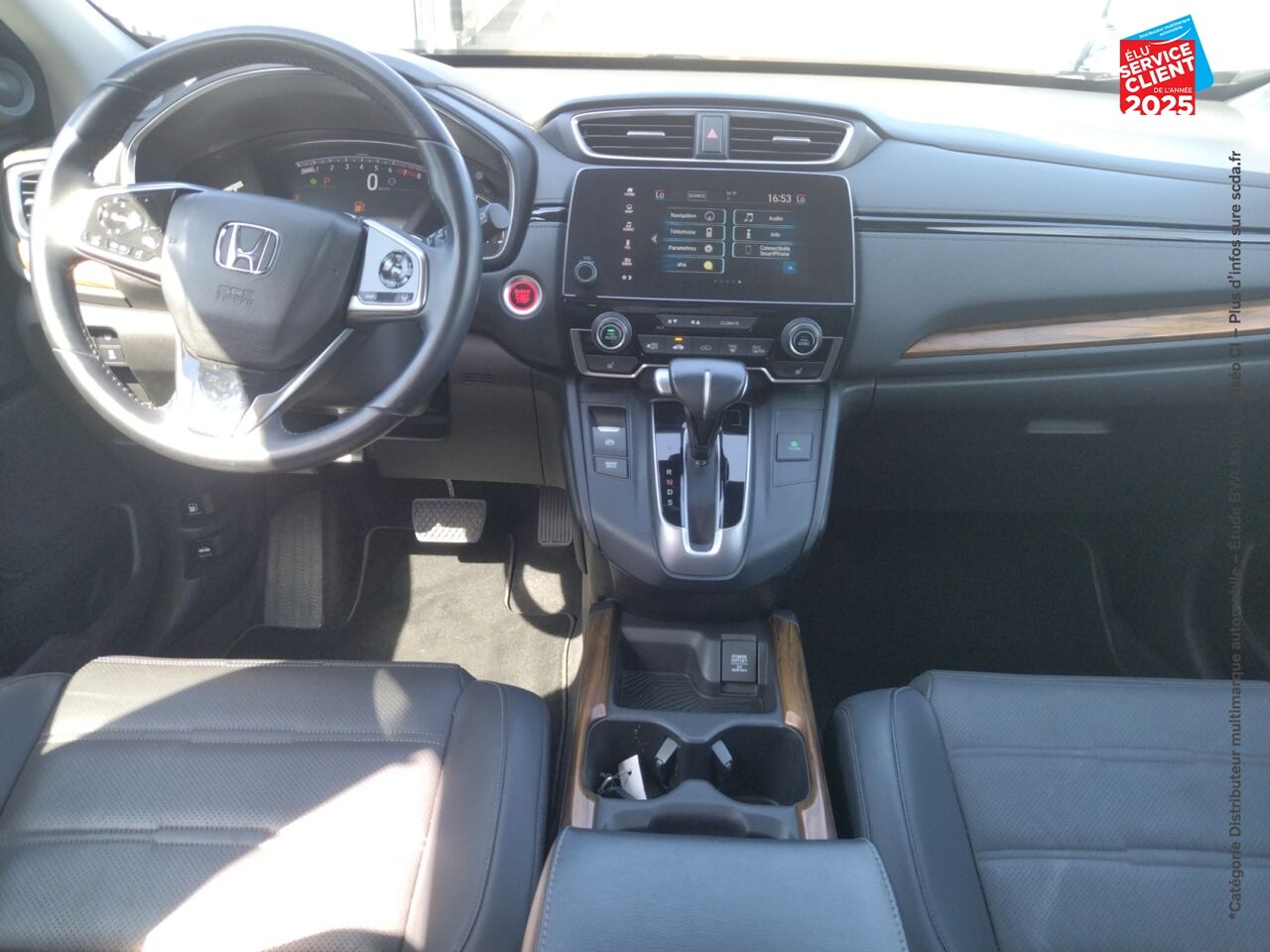 Véhicule d'occasion HONDA CR-V 1.5 I-VTEC 193CH EXECUTIVE 4WD CVT 7 PLACES SIEGES CHAUF CAMERA chez Opel Saint-Dizier