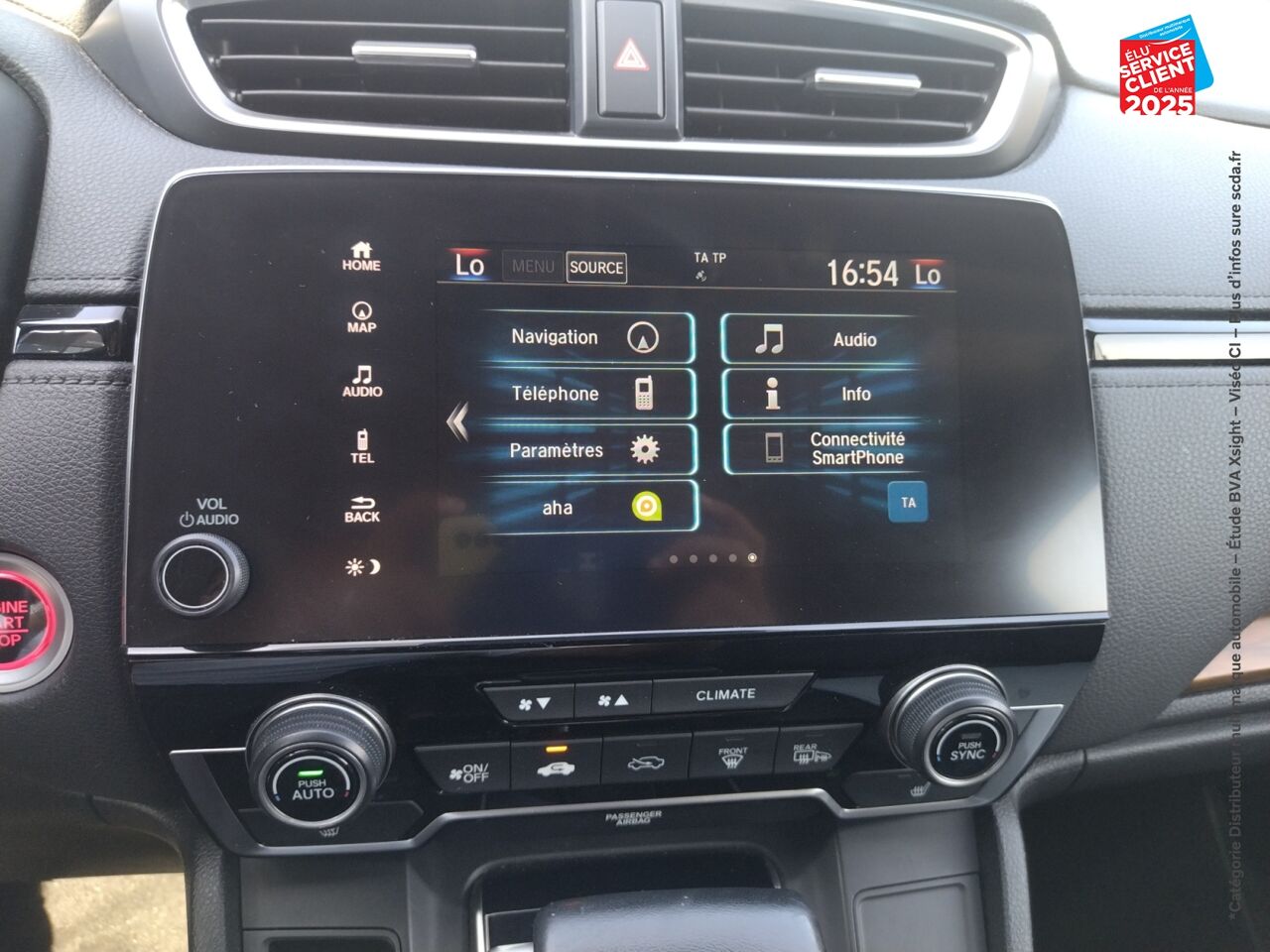 Véhicule d'occasion HONDA CR-V 1.5 I-VTEC 193CH EXECUTIVE 4WD CVT 7 PLACES SIEGES CHAUF CAMERA chez Opel Saint-Dizier