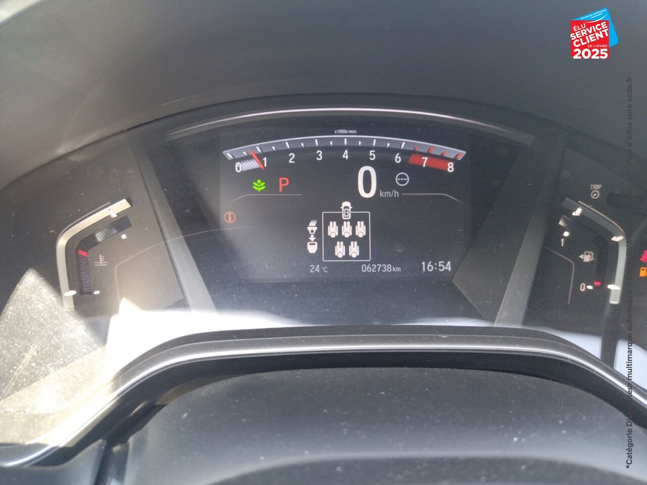 Véhicule d'occasion HONDA CR-V 1.5 I-VTEC 193CH EXECUTIVE 4WD CVT 7 PLACES SIEGES CHAUF CAMERA chez Opel Saint-Dizier