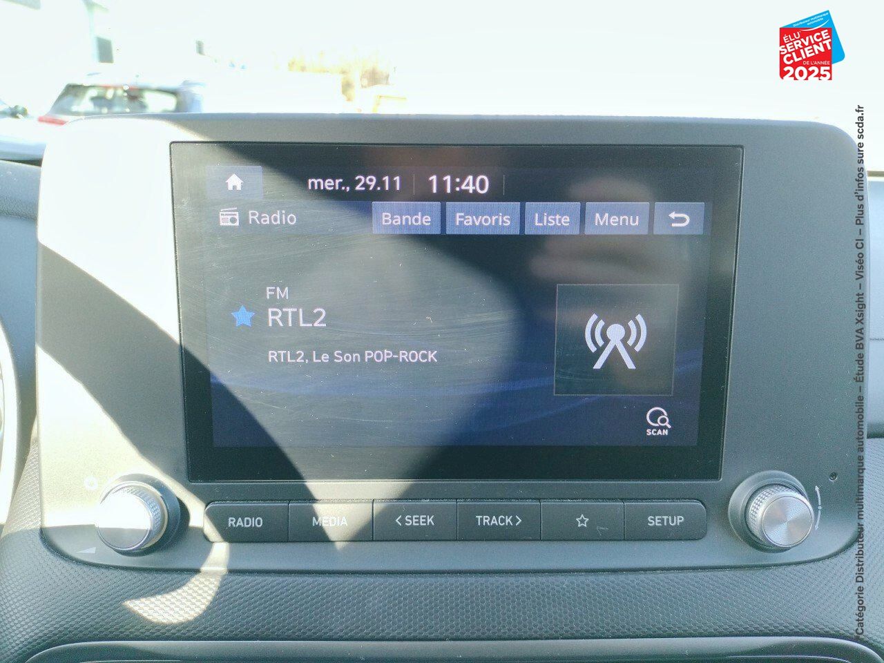 Véhicule d'occasion HYUNDAI KONA ELECTRIC 39KWH - 136 CH INTUITIVE CARPLAY CAMERA chez Hyundai Epernay