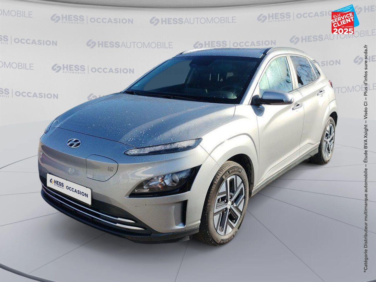 Véhicule d'occasion HYUNDAI KONA ELECTRIC 39KWH - 136 CH INTUITIVE CARPLAY CAMERA chez Hyundai Epernay