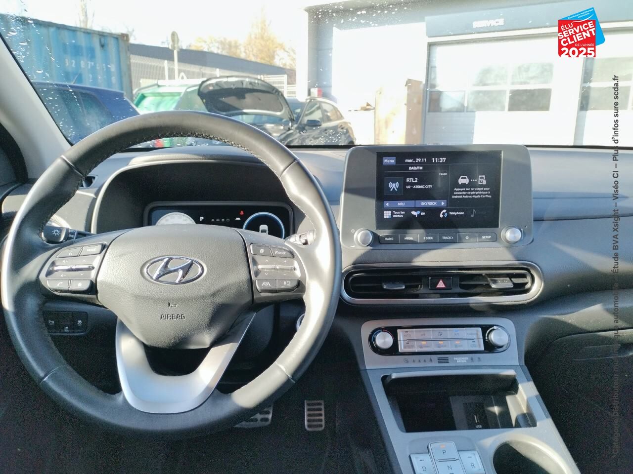 Véhicule d'occasion HYUNDAI KONA ELECTRIC 39KWH - 136 CH INTUITIVE CARPLAY CAMERA chez Hyundai Epernay