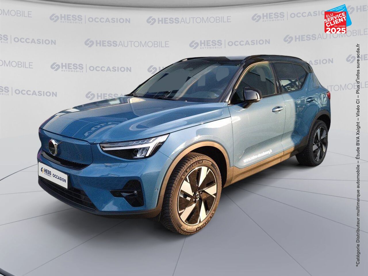 Véhicule d'occasion VOLVO XC40 RECHARGE EXTENDED RANGE 252CH ULTIMATE chez Volvo Epernay