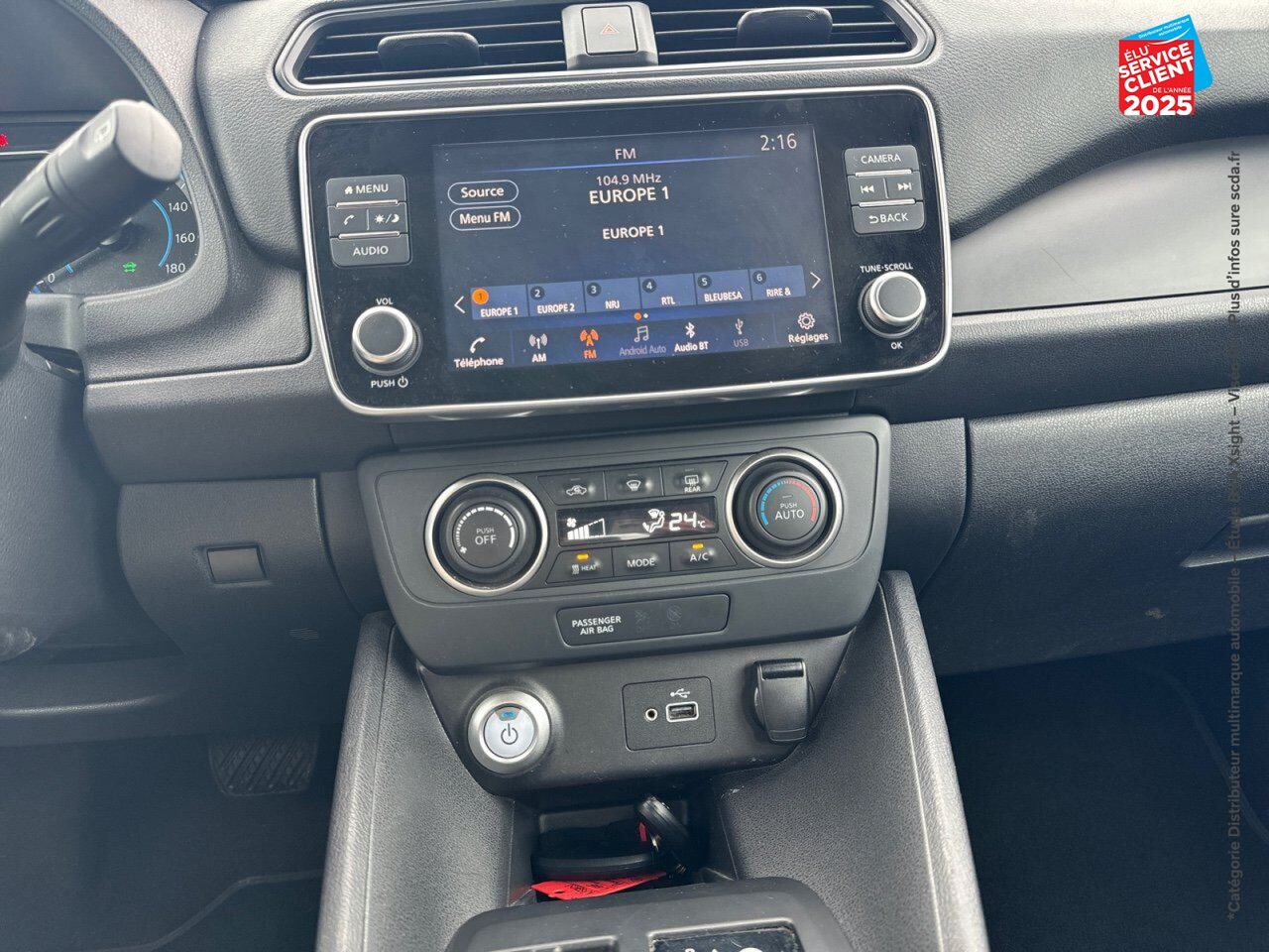 Véhicule d'occasion NISSAN LEAF 150CH 40KWH ACENTA 21.5 chez Hyundai Epernay