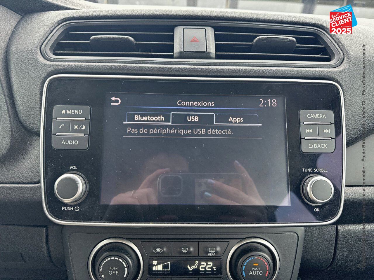 Véhicule d'occasion NISSAN LEAF 150CH 40KWH ACENTA 21.5 chez Hyundai Epernay