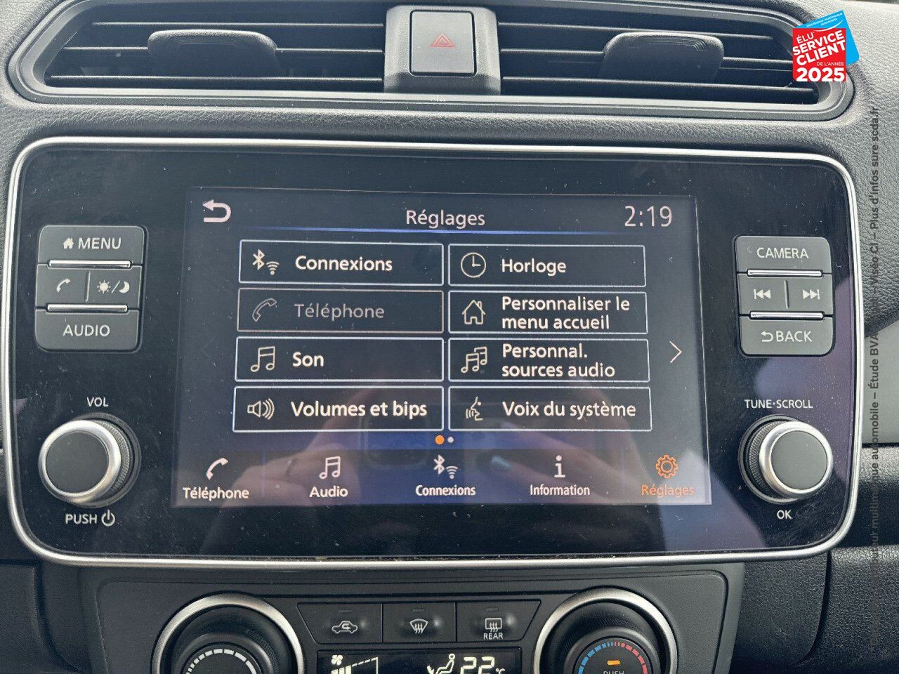 Véhicule d'occasion NISSAN LEAF 150CH 40KWH ACENTA 21.5 chez Hyundai Epernay