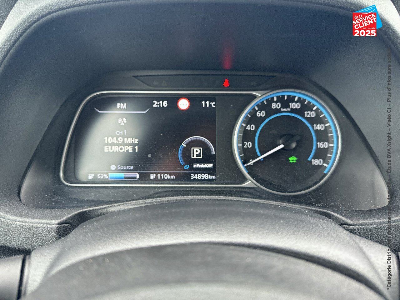 Véhicule d'occasion NISSAN LEAF 150CH 40KWH ACENTA 21.5 chez Hyundai Epernay