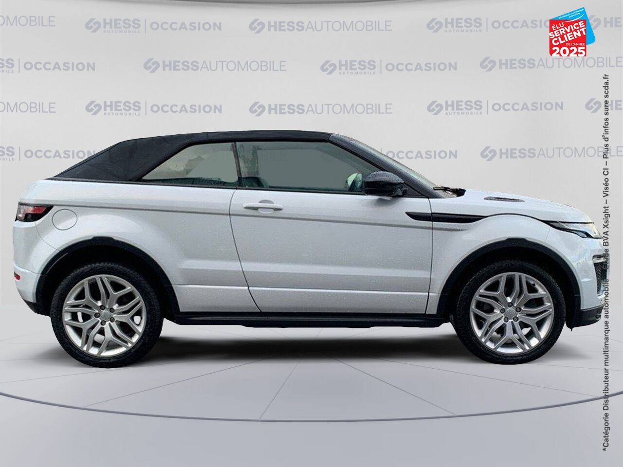 Véhicule d'occasion LAND-ROVER RANGE EVOQUE CAB 2.0 TD4 180 SE DYNAMIC BVA MARK III CUIR SIEGE CHAUF CAMERA GPS chez Volvo Epernay