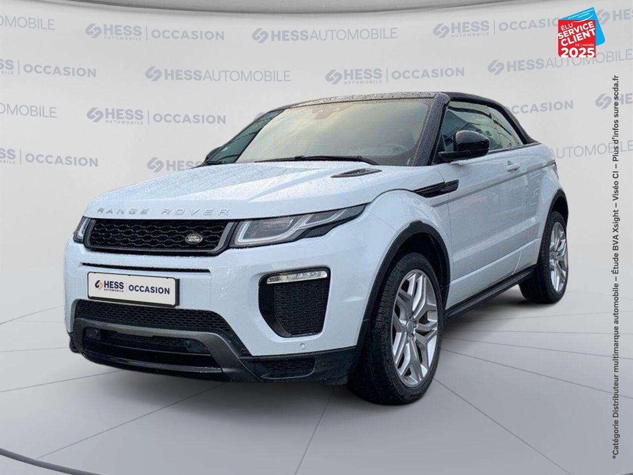 Véhicule d'occasion LAND-ROVER RANGE EVOQUE CAB 2.0 TD4 180 SE DYNAMIC BVA MARK III CUIR SIEGE CHAUF CAMERA GPS chez Volvo Epernay