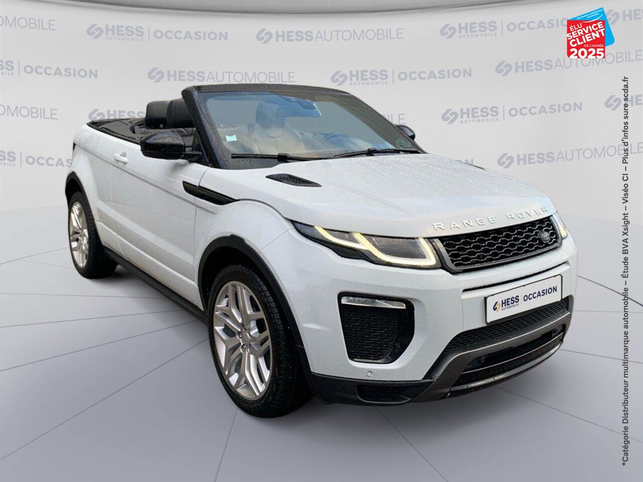 Véhicule d'occasion LAND-ROVER RANGE EVOQUE CAB 2.0 TD4 180 SE DYNAMIC BVA MARK III CUIR SIEGE CHAUF CAMERA GPS chez Volvo Epernay