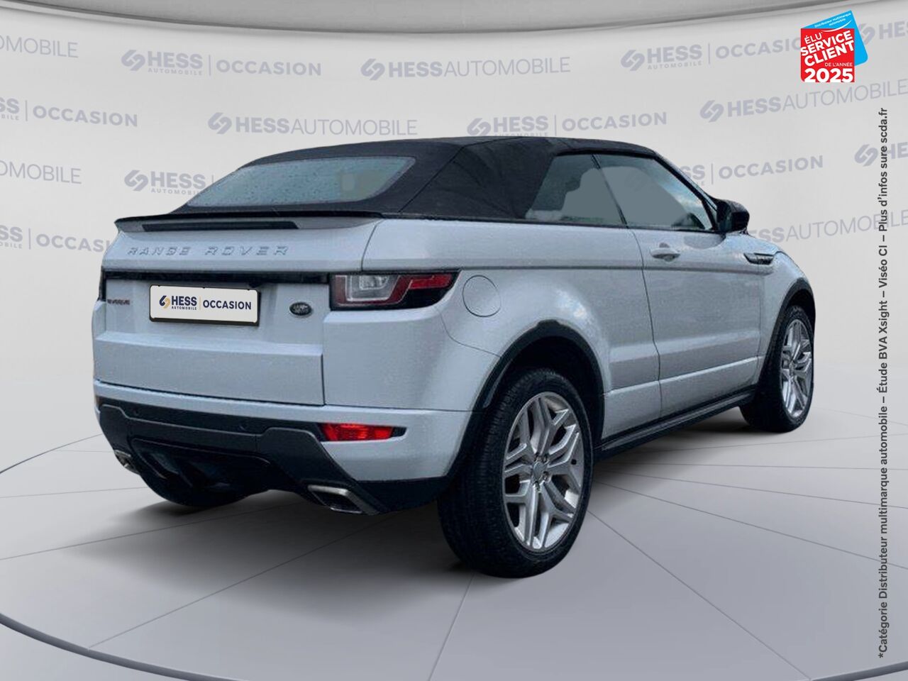Véhicule d'occasion LAND-ROVER RANGE EVOQUE CAB 2.0 TD4 180 SE DYNAMIC BVA MARK III CUIR SIEGE CHAUF CAMERA GPS chez Volvo Epernay