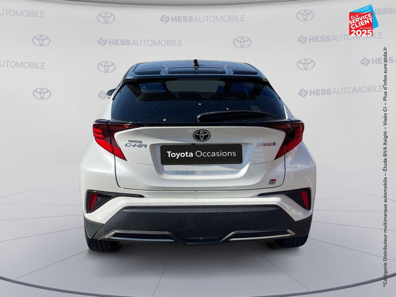Véhicule d'occasion TOYOTA C-HR 184H GR-SPORT 2WD E-CVT MY20 SIEGES CHAUF CAMERA CARPLAY chez Toyota Longwy