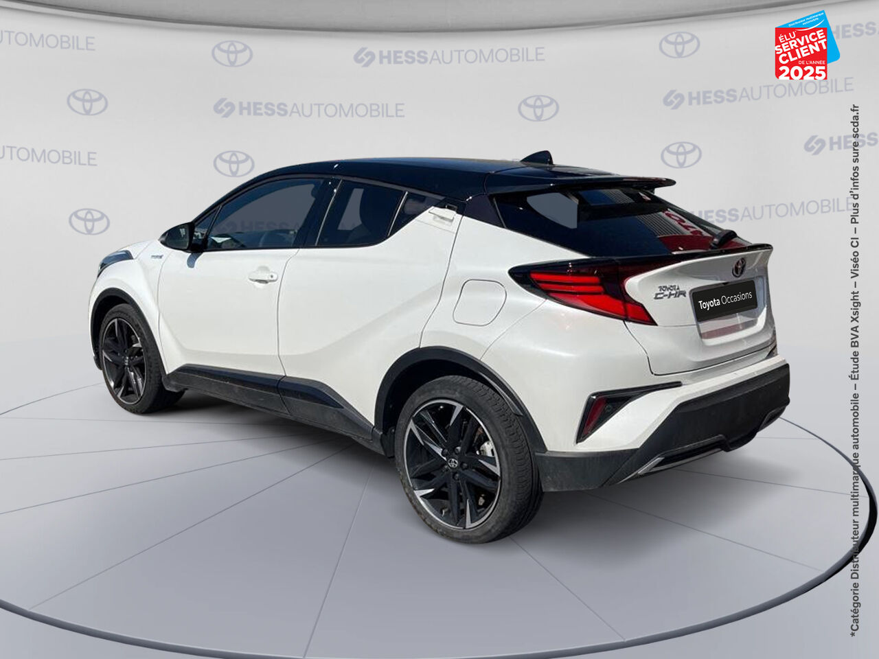 Véhicule d'occasion TOYOTA C-HR 184H GR-SPORT 2WD E-CVT MY20 SIEGES CHAUF CAMERA CARPLAY chez Toyota Longwy