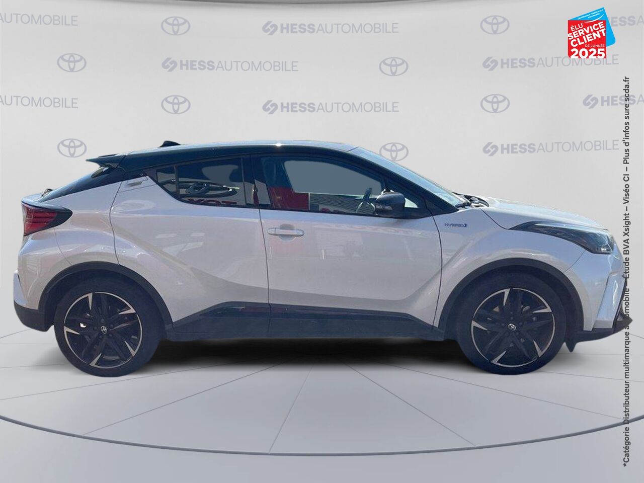 Véhicule d'occasion TOYOTA C-HR 184H GR-SPORT 2WD E-CVT MY20 SIEGES CHAUF CAMERA CARPLAY chez Toyota Longwy