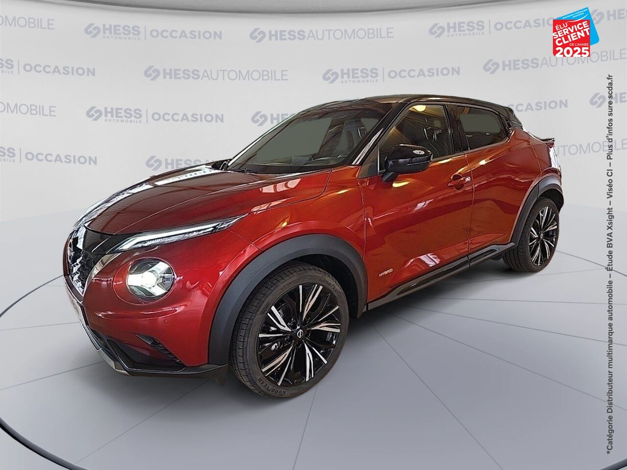 Véhicule d'occasion NISSAN JUKE 1.6 HYBRID 143CH N-DESIGN 2022.5 chez Renault Colmar