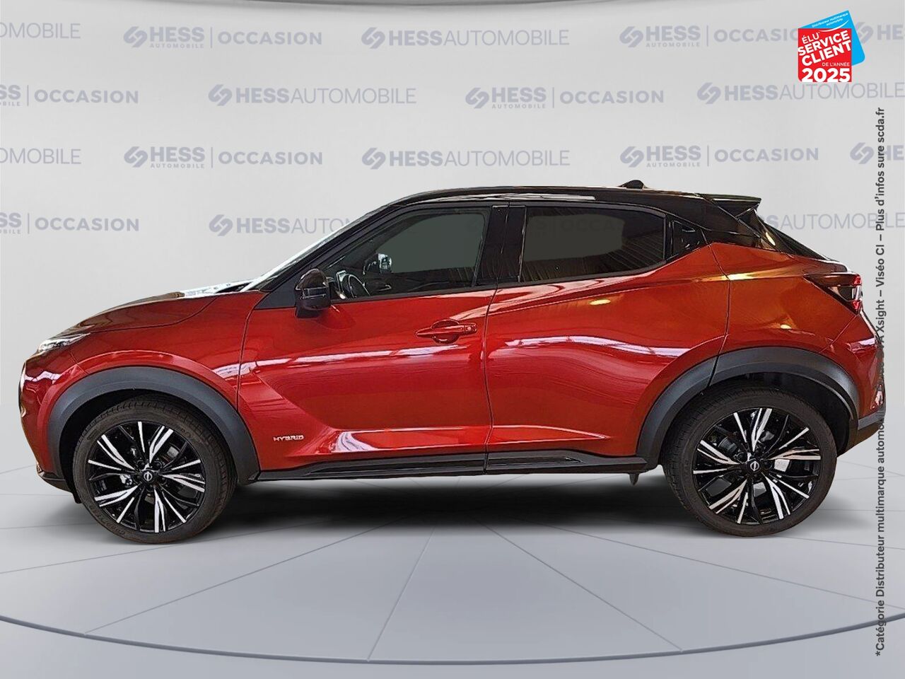Véhicule d'occasion NISSAN JUKE 1.6 HYBRID 143CH N-DESIGN 2022.5 chez Renault Colmar