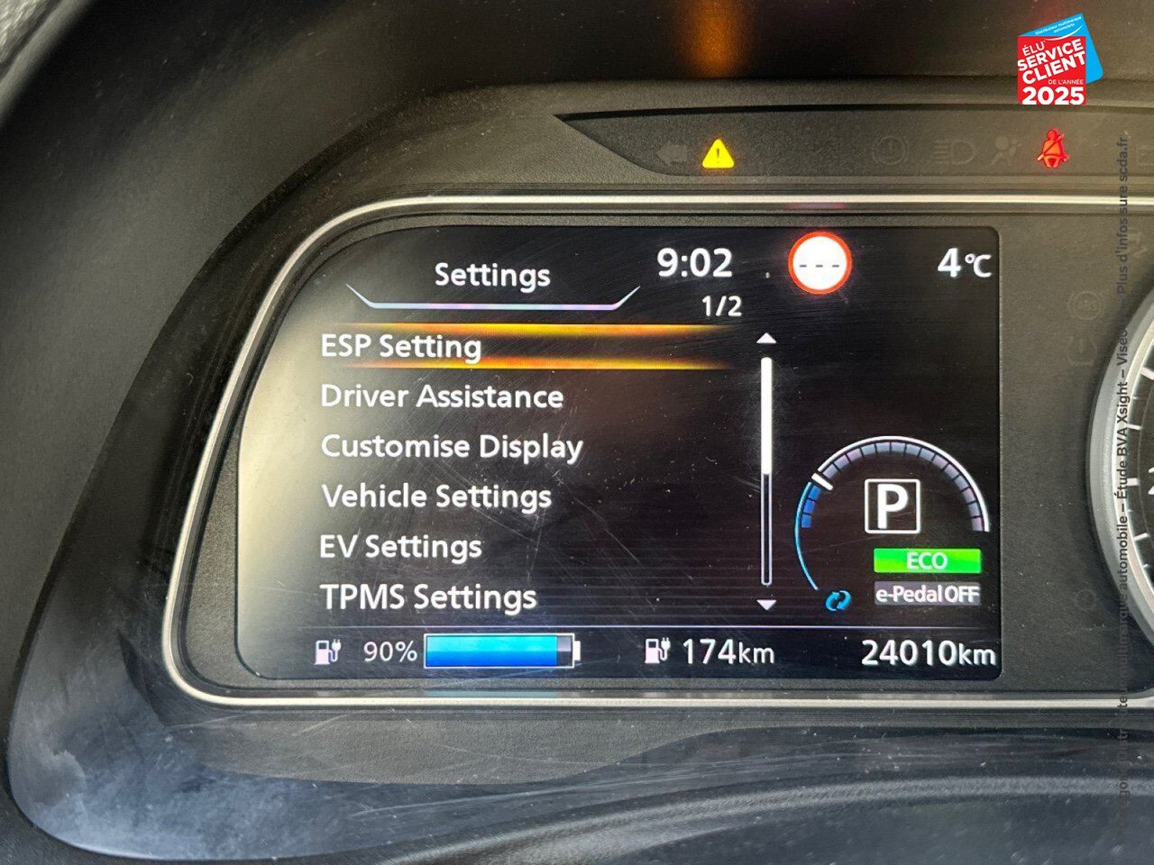 Véhicule d'occasion NISSAN LEAF 150CH 40KWH ACENTA 21.5 chez Nissan Thionville