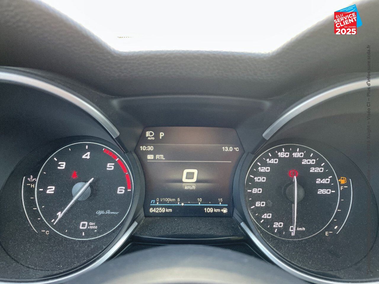 Véhicule d'occasion ALFA ROMEO STELVIO 2.2 DIESEL 160CH AT8 MY20 8CV chez Fiat Mulhouse