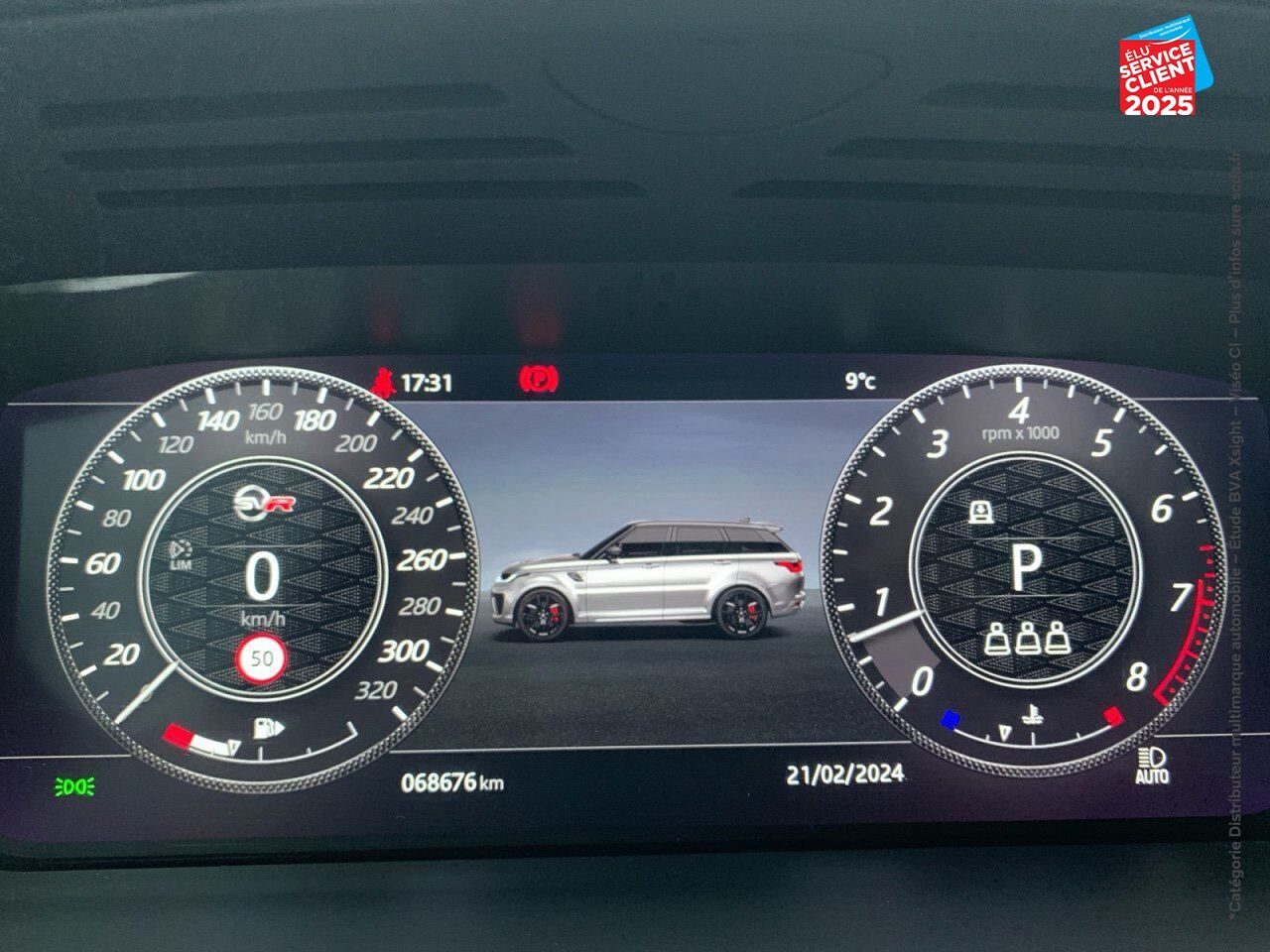 Véhicule d'occasion LAND-ROVER RANGE ROVER SPORT 5.0 V8 S/C 575CH SVR MARK VII chez Toyota Thionville