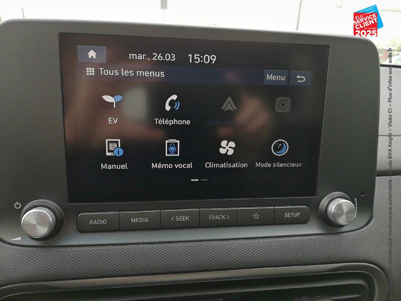 Véhicule d'occasion HYUNDAI KONA ELECTRIC 64KWH - 204CH INTUITIVE chez Toyota Thionville