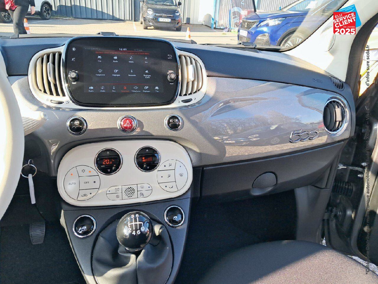 Véhicule d'occasion FIAT 500 1.0 70CH BSG SS CLUB chez Toyota Verdun