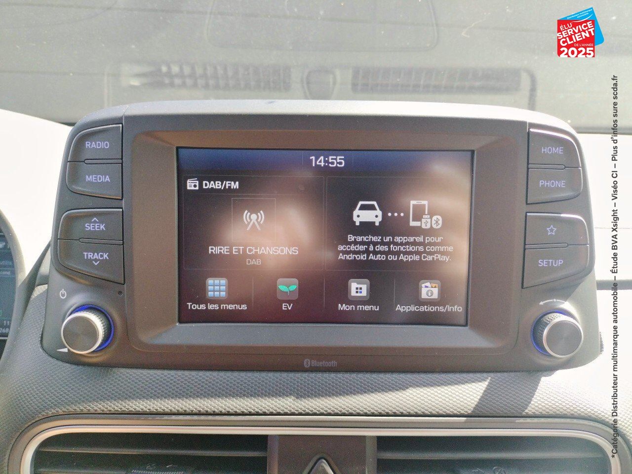 Véhicule d'occasion HYUNDAI KONA ELECTRIC 136 CH INTUITIVE CARPLAY CAMERA chez Hyundai Strasbourg