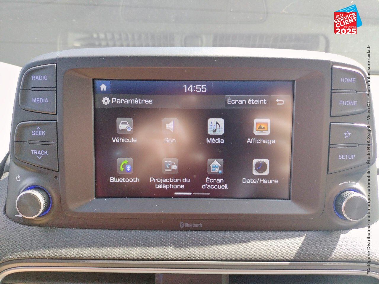 Véhicule d'occasion HYUNDAI KONA ELECTRIC 136 CH INTUITIVE CARPLAY CAMERA chez Hyundai Strasbourg