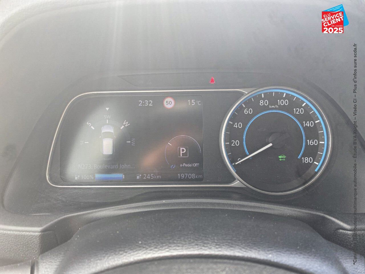 Véhicule d'occasion NISSAN LEAF 150CH 40KWH N-CONNECTA 21.5 chez Renault Saint-Louis