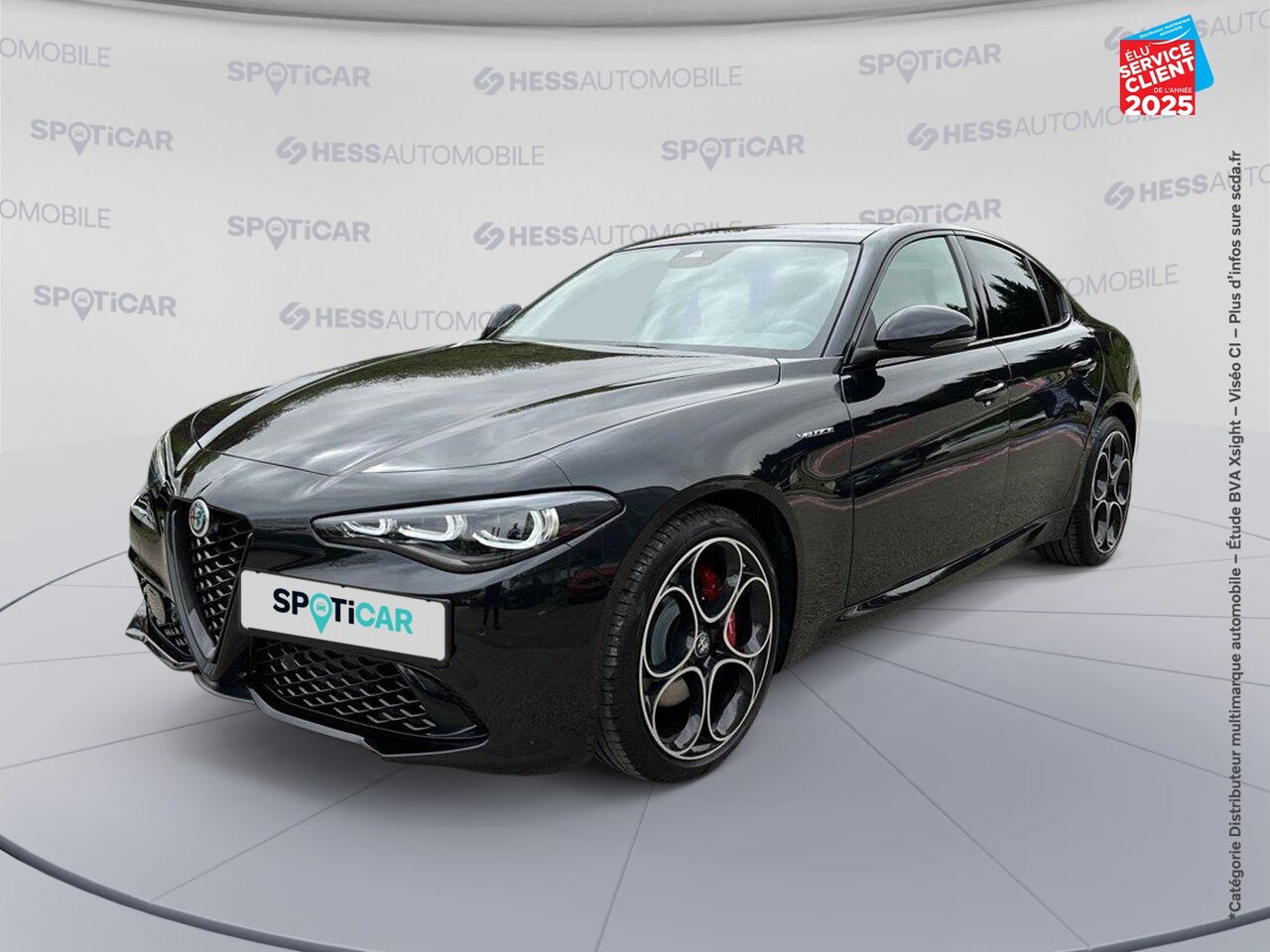 Véhicule d'occasion ALFA ROMEO GIULIA 2.2 DIESEL 160CH VELOCE AT8 chez Hyundai Besançon
